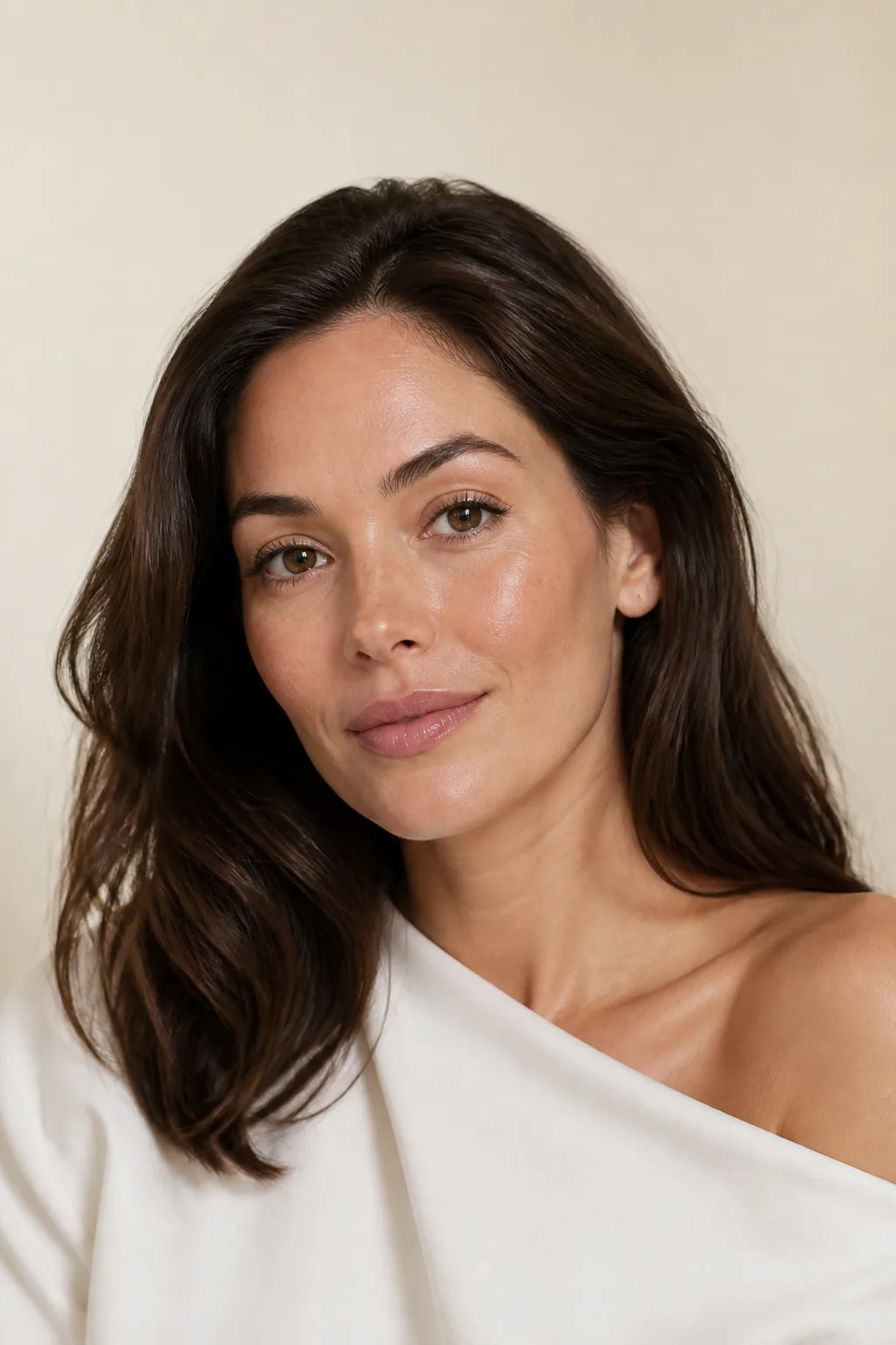 Calm luminous skin after aesthetic care