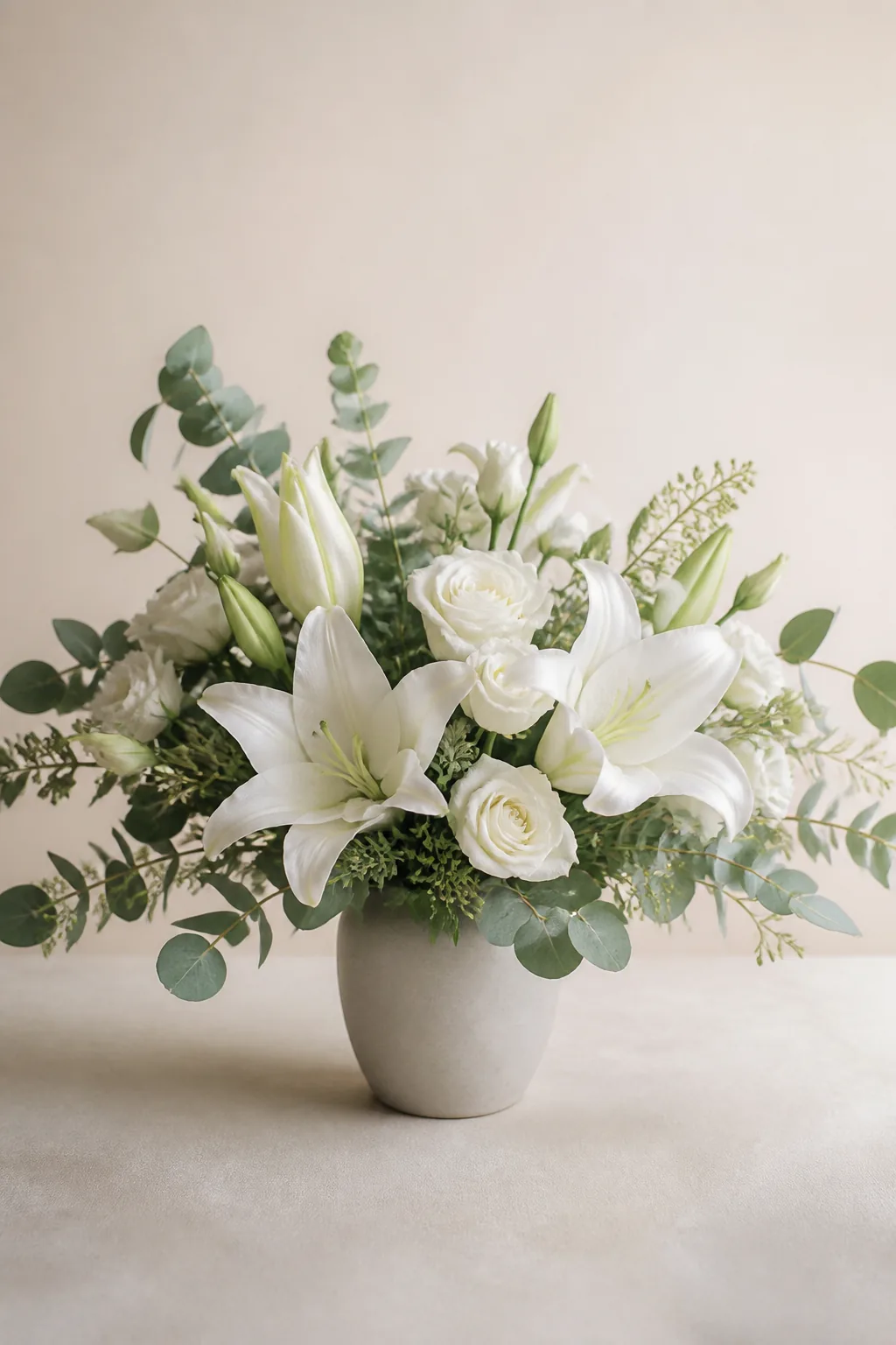 Sympathy arrangement in quiet light