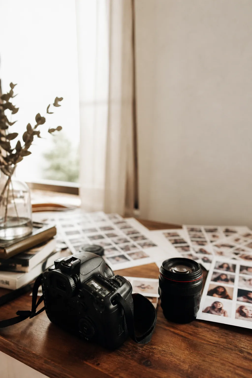 Behind the lens