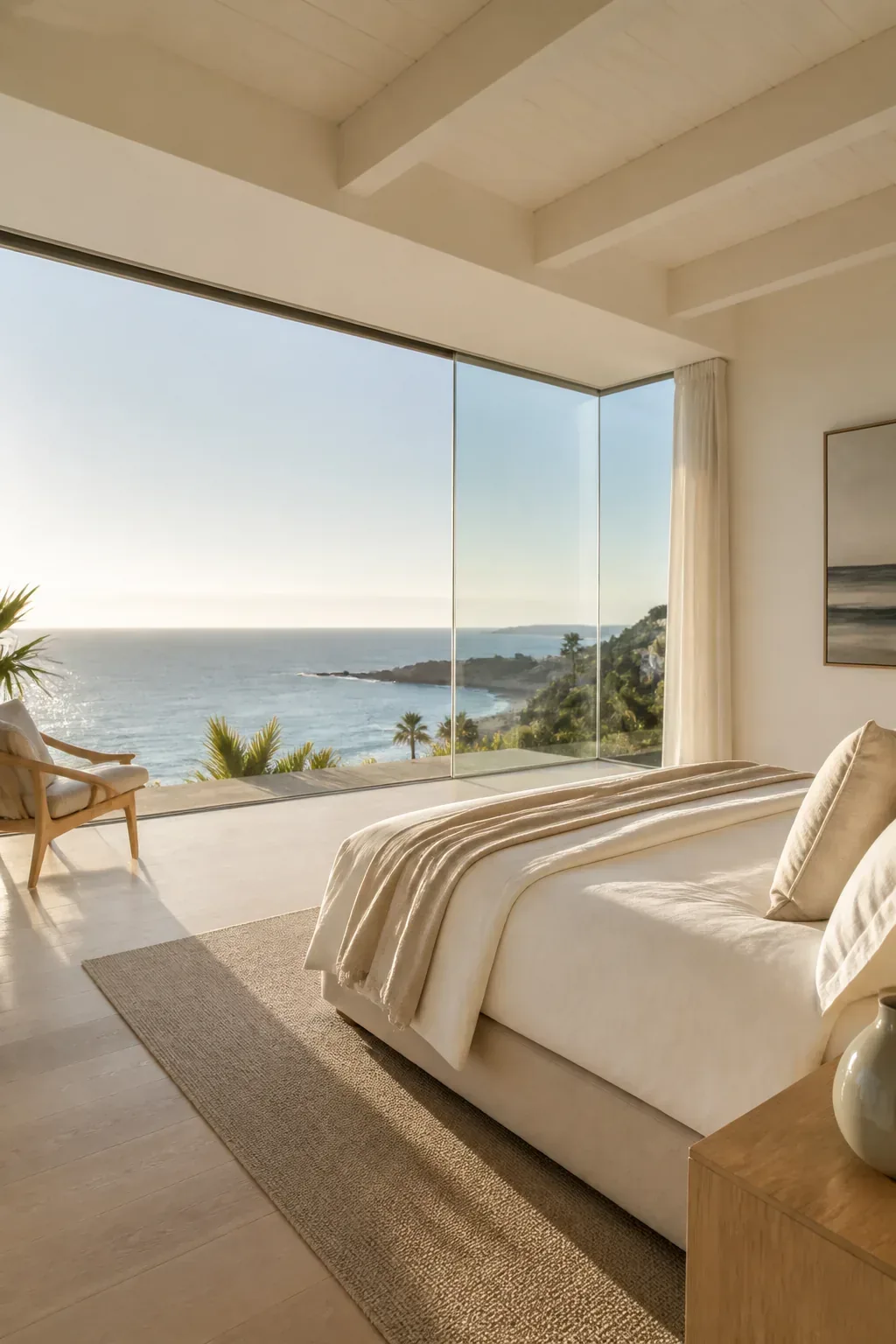 Ocean-view bedroom